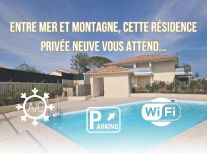 Appart moderne, résidence neuve, piscine, parking